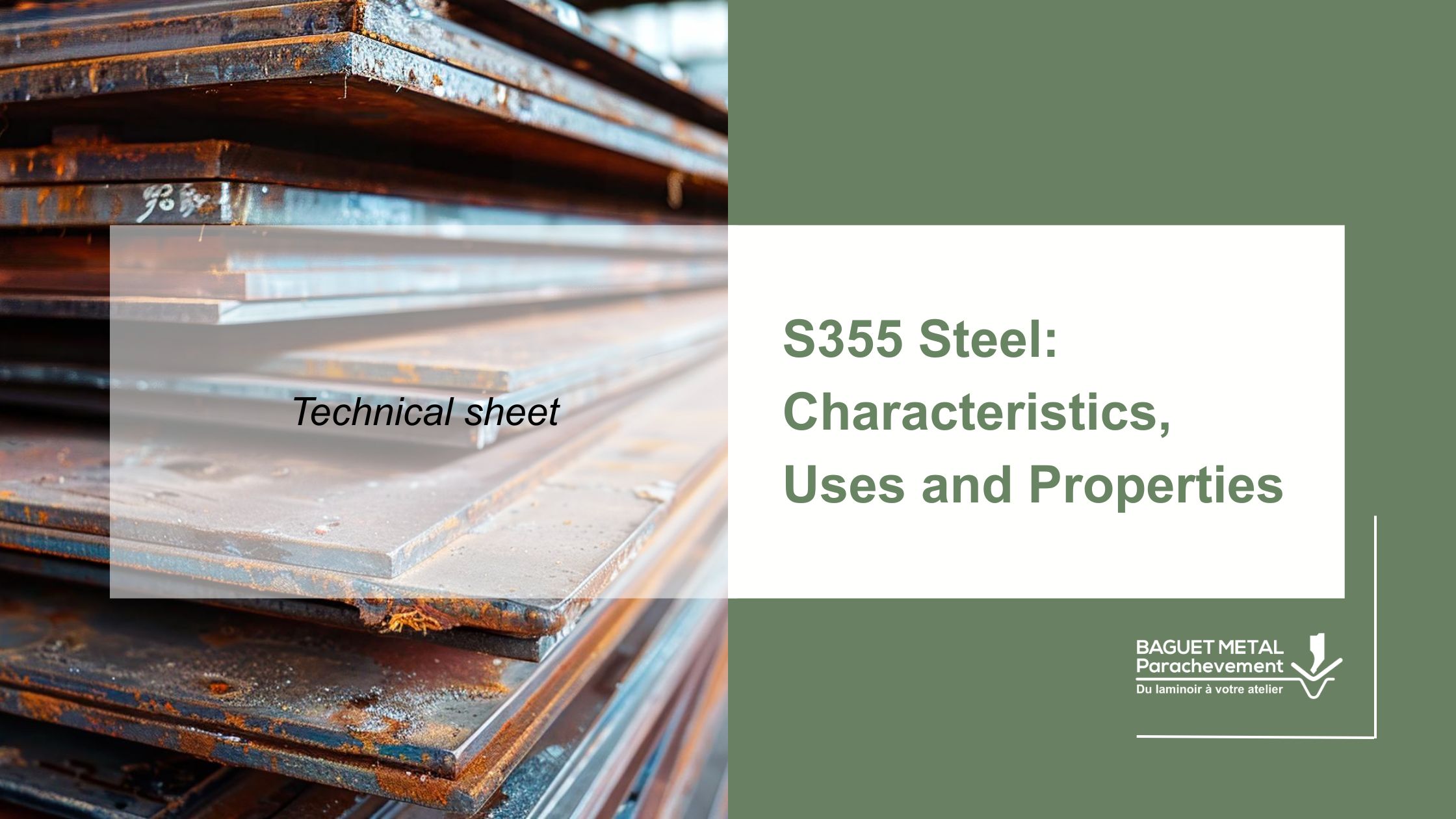 Heavy steel plates in S355 grade for high-strength industrial applications